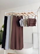 Crop Plazzo Pantolon Takım 10155-08 resmi